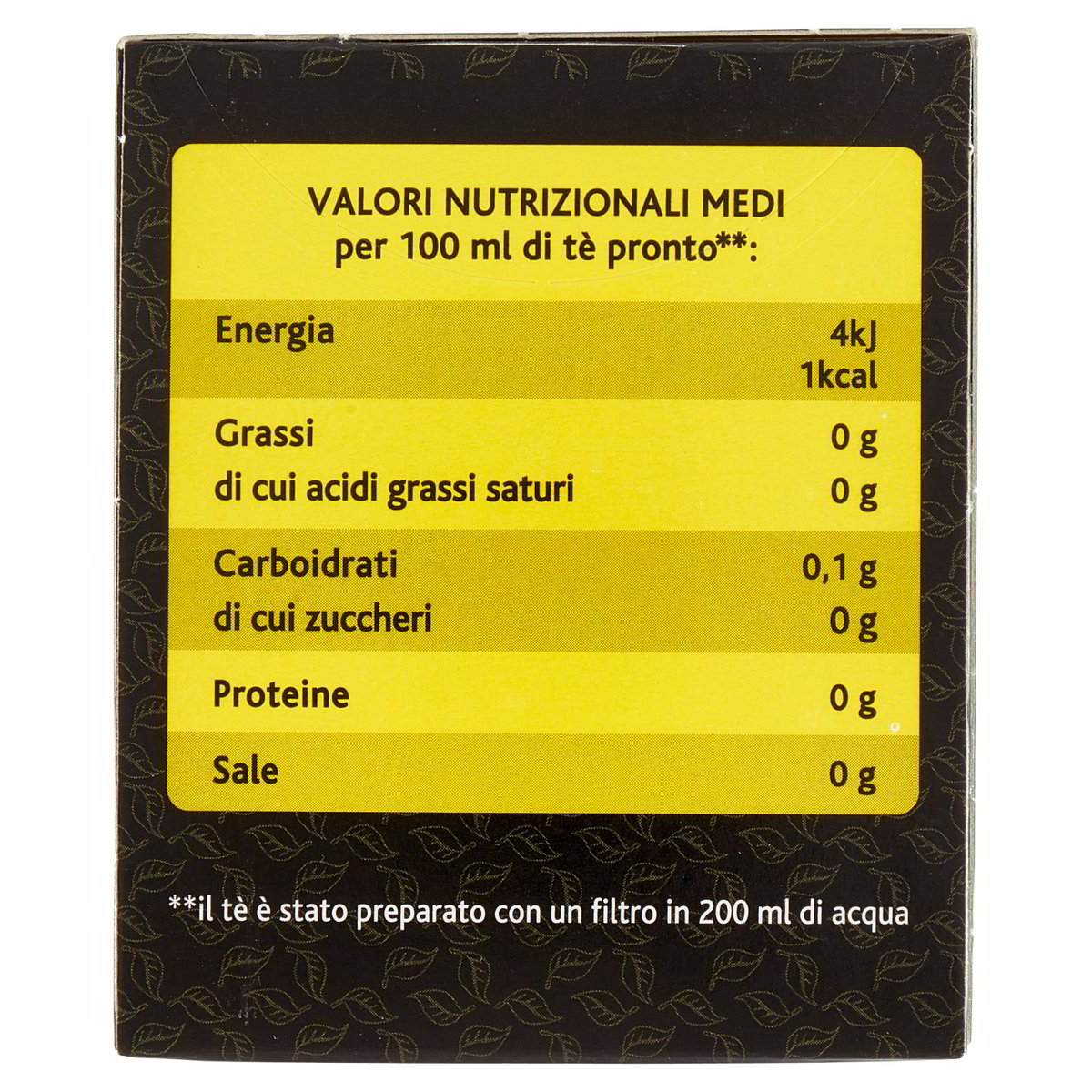 Sir Winston Tea Tè Nero allo zenzero e limone