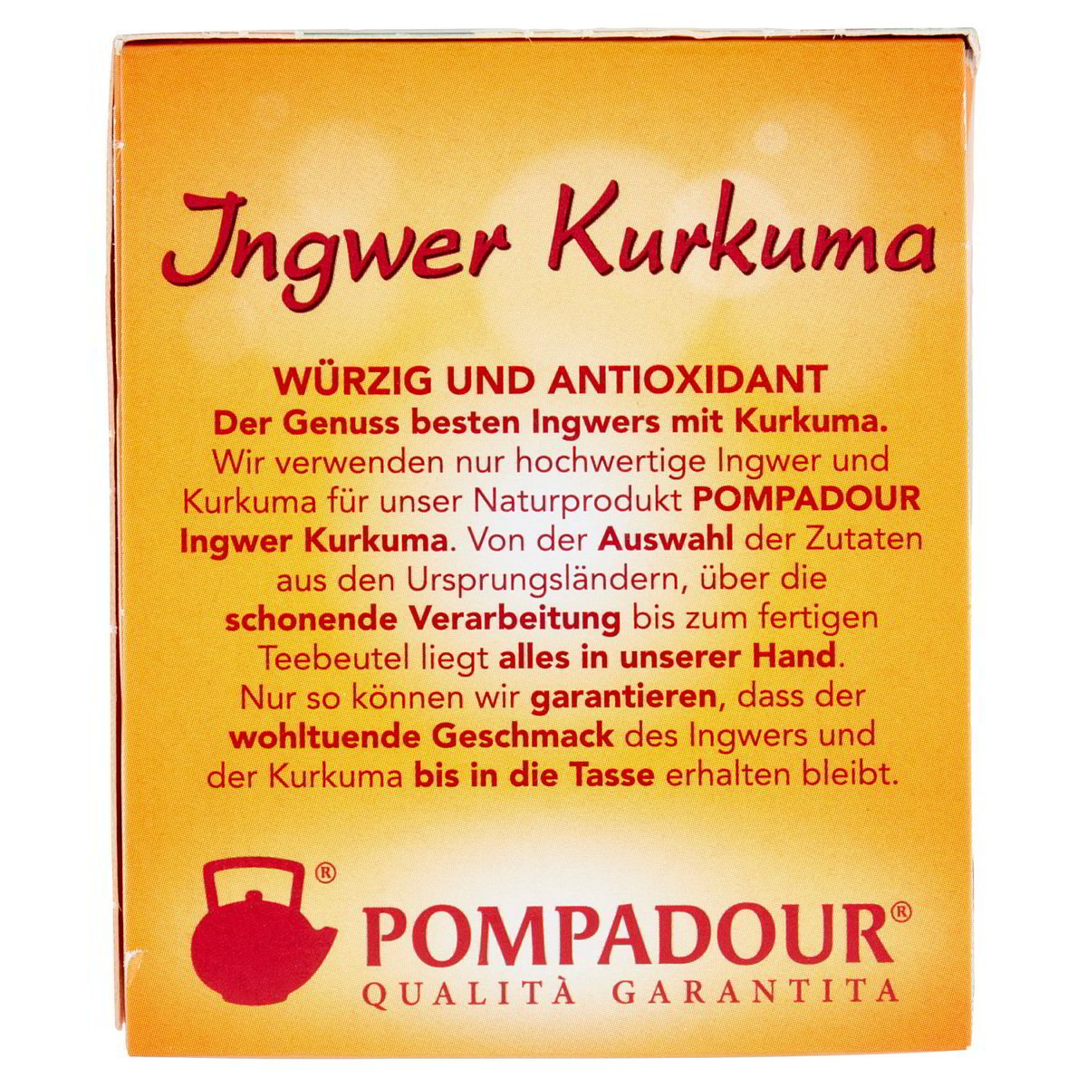 Pompadour Infuso allo zenzero e curcuma