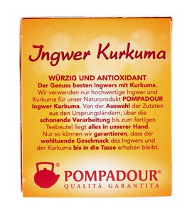 Pompadour Infuso allo zenzero e curcuma