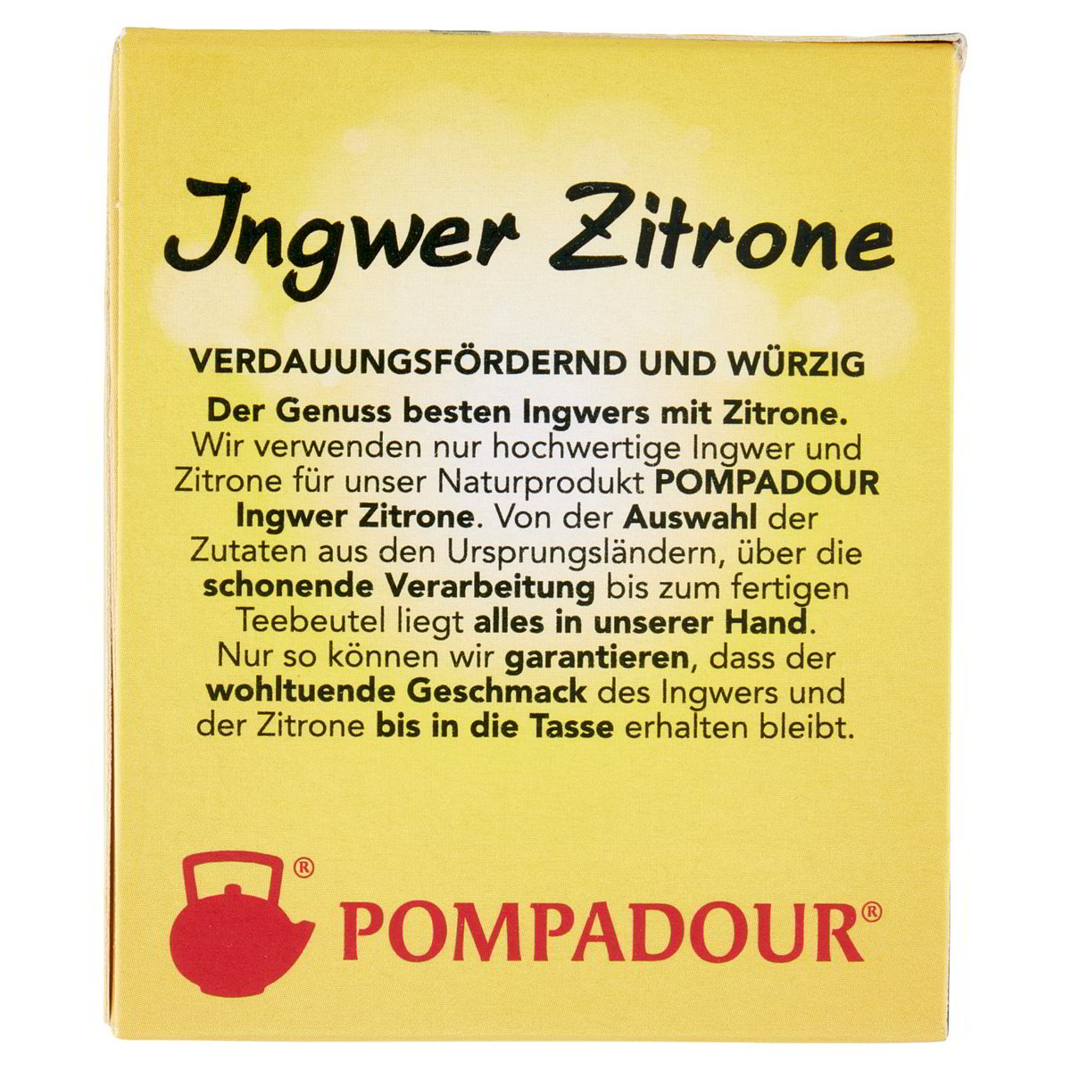 Pompadour Infuso allo zenzero e limone