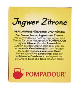 Pompadour Infuso allo zenzero e limone