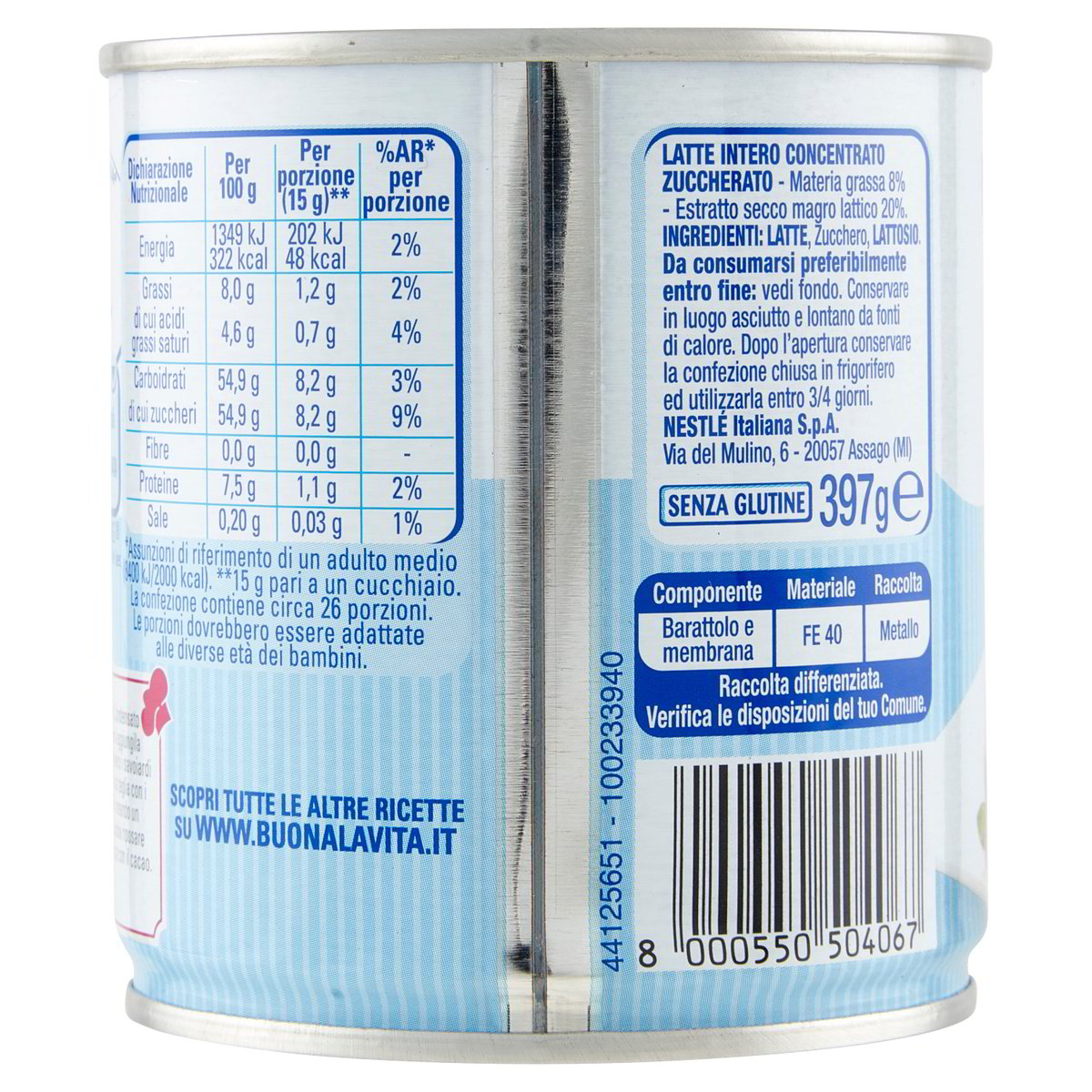 Nestlè Latte condensato