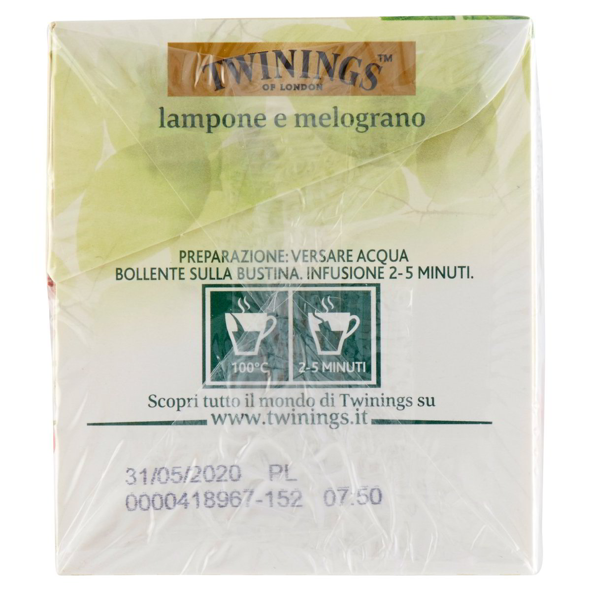 Infuso Aromatizzato Lampone E Melograno