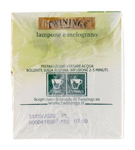 Infuso Aromatizzato Lampone E Melograno