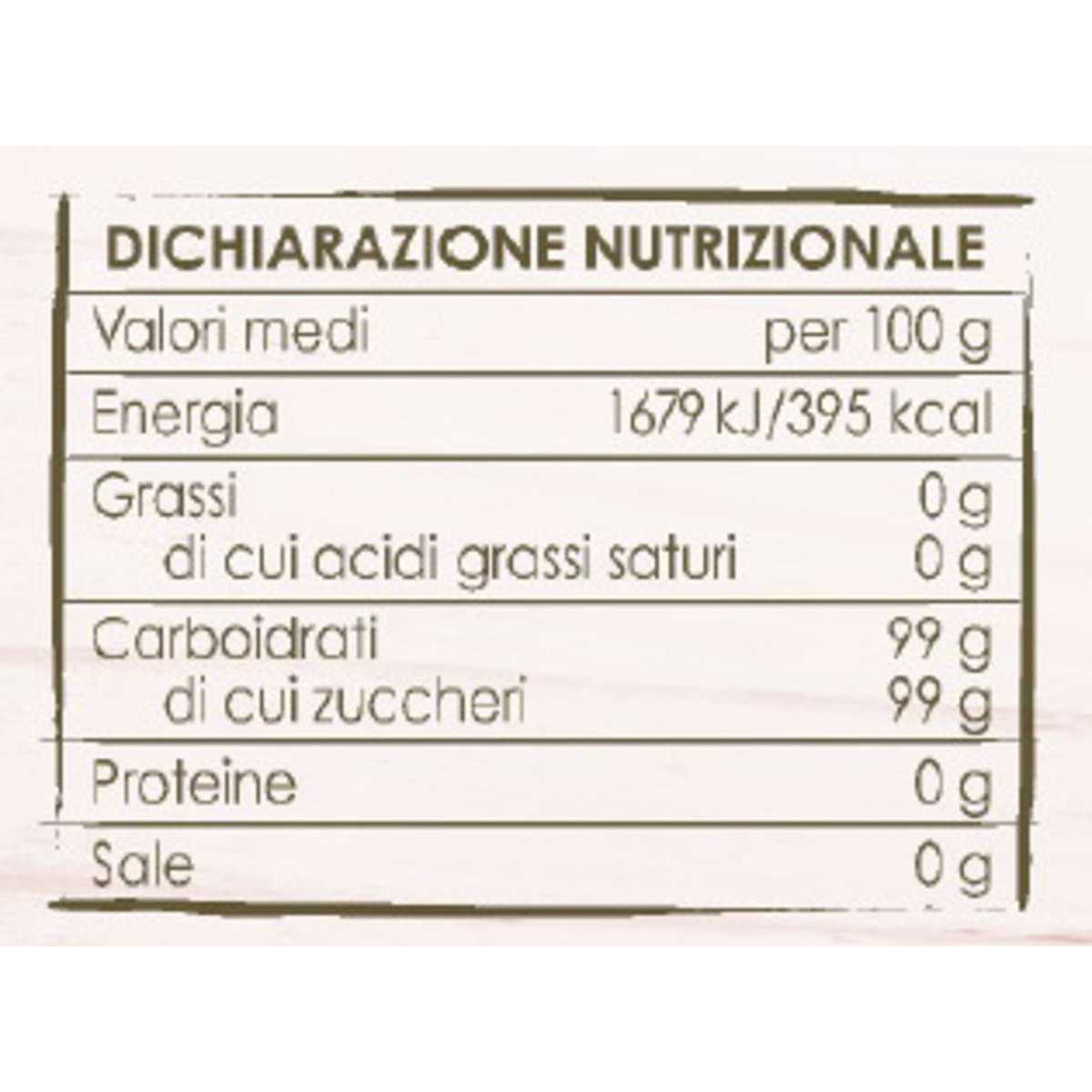 Zucchero Grezzo Di Canna