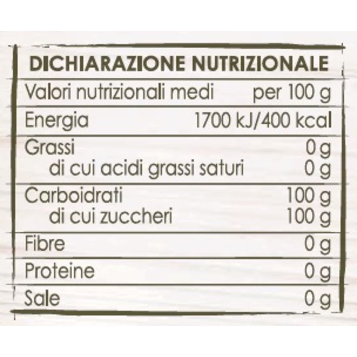 Zucchero Grezzo Di Canna