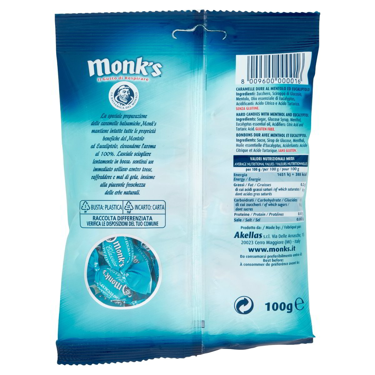 Caramelle Dure Mentho Eucalyptus