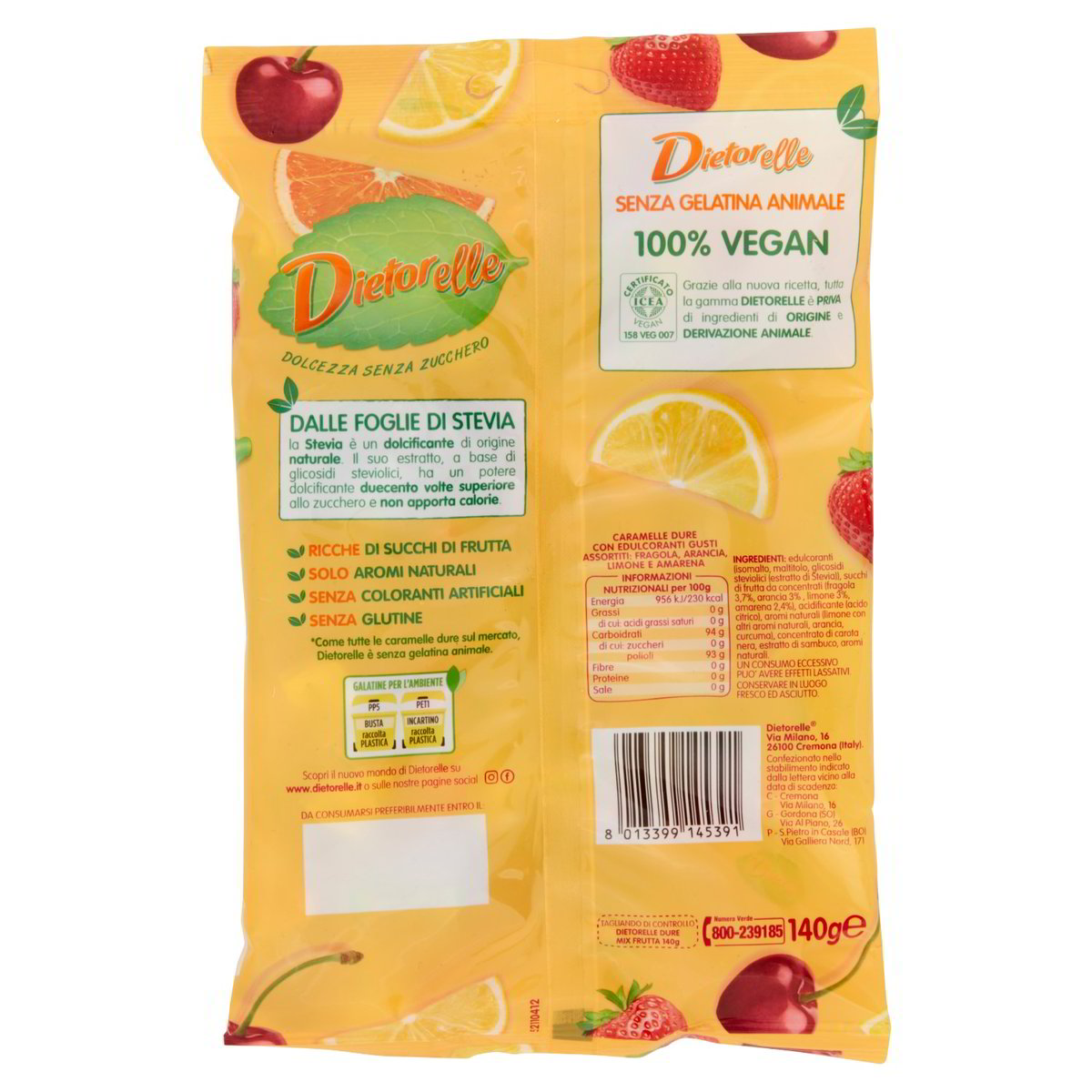 Dure Ripiene Gusti Frutta