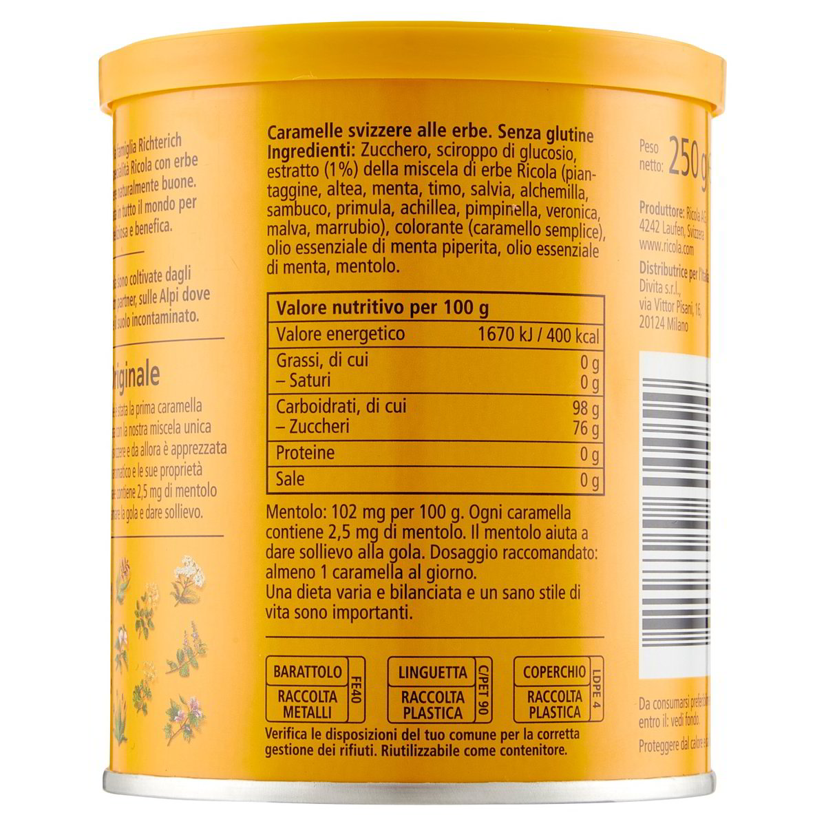 L'originale Erbe Delle Alpi Svizzere