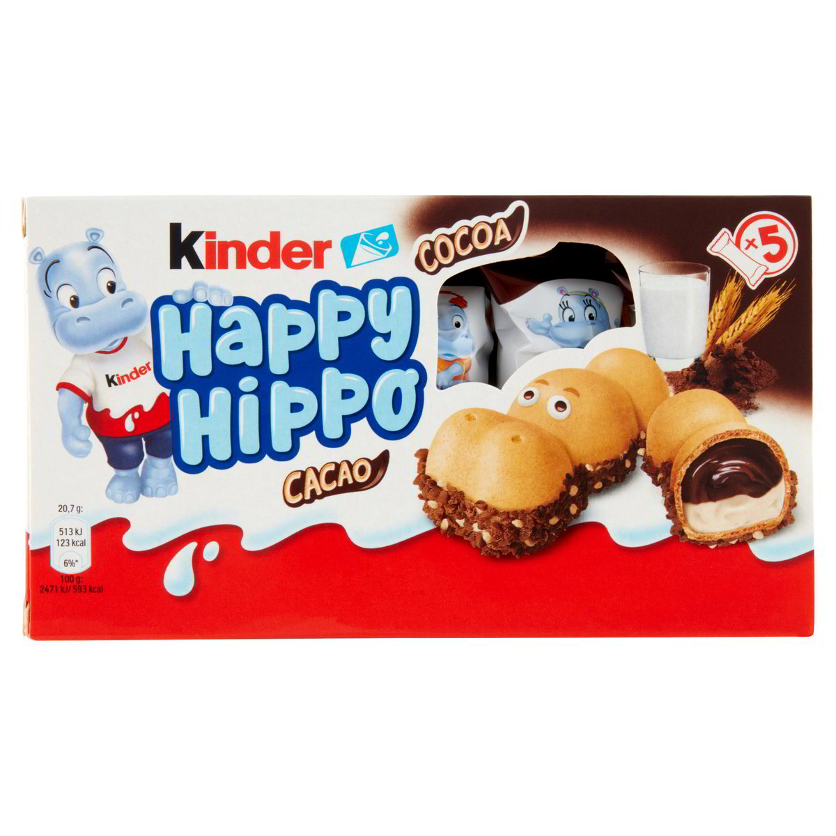 Kinder Happy Hippo Kakao 103 5g Ferrero Waffel Snack Lowprice ch