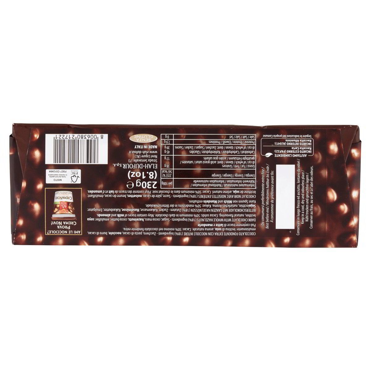 Cioccolato Nocciolato Fondente