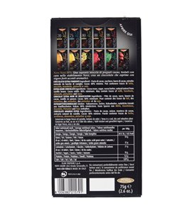 Novi Nero Nero dunkle Schokolade 88% 75 g – Verpackungsrückseite mit Zutaten und Nährwerten
