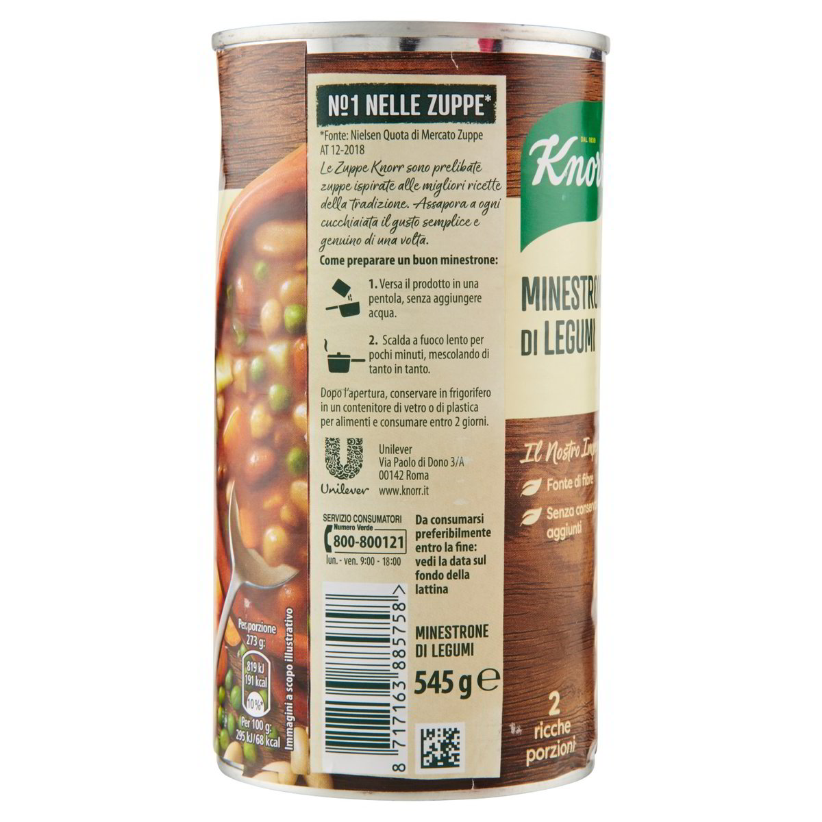 Knorr Minestrone di legumi