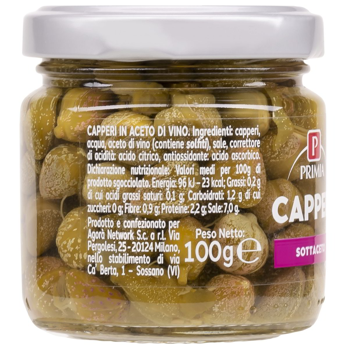 Capperi in aceto di vino