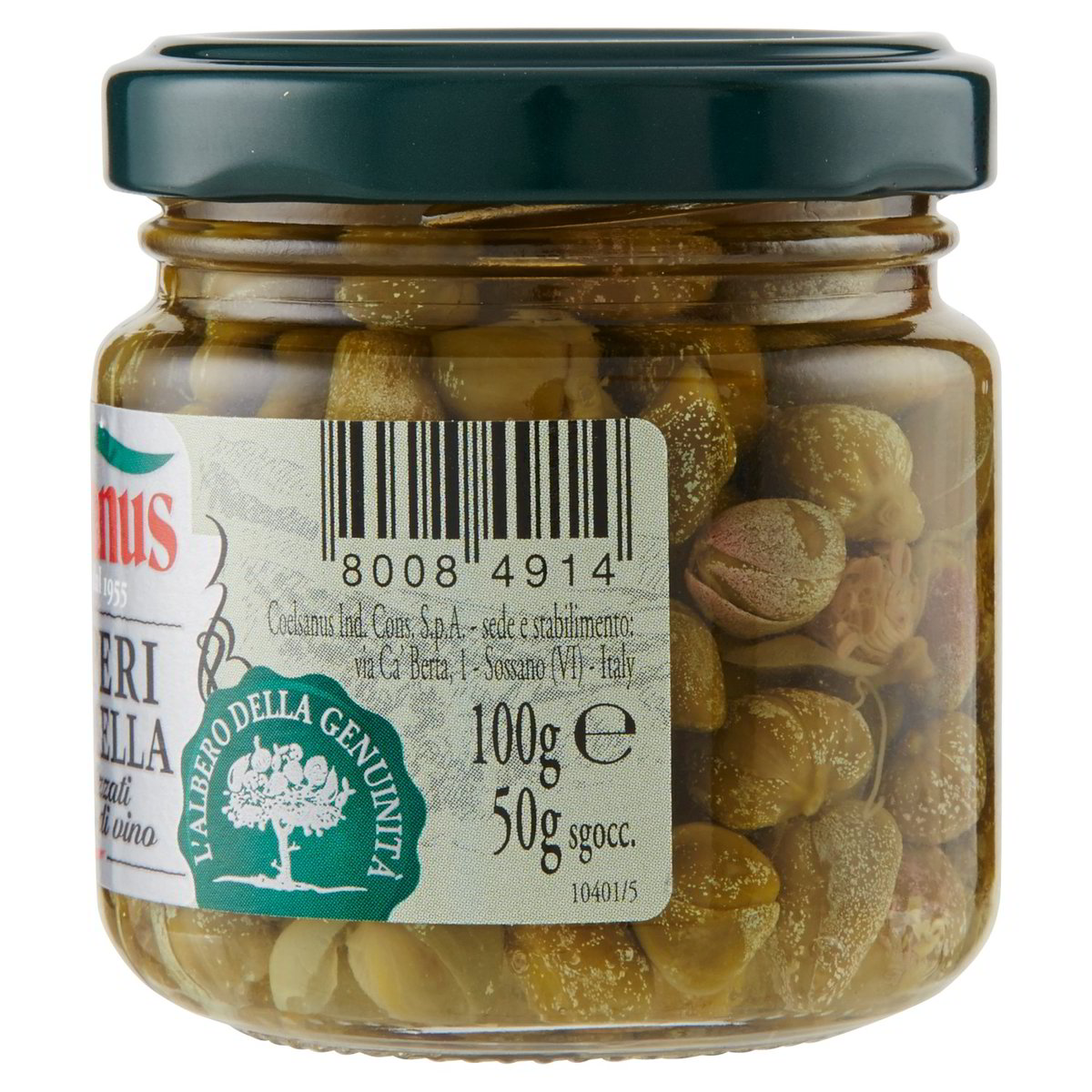 Coelsanus Capperi lacrimella con aceto di vino