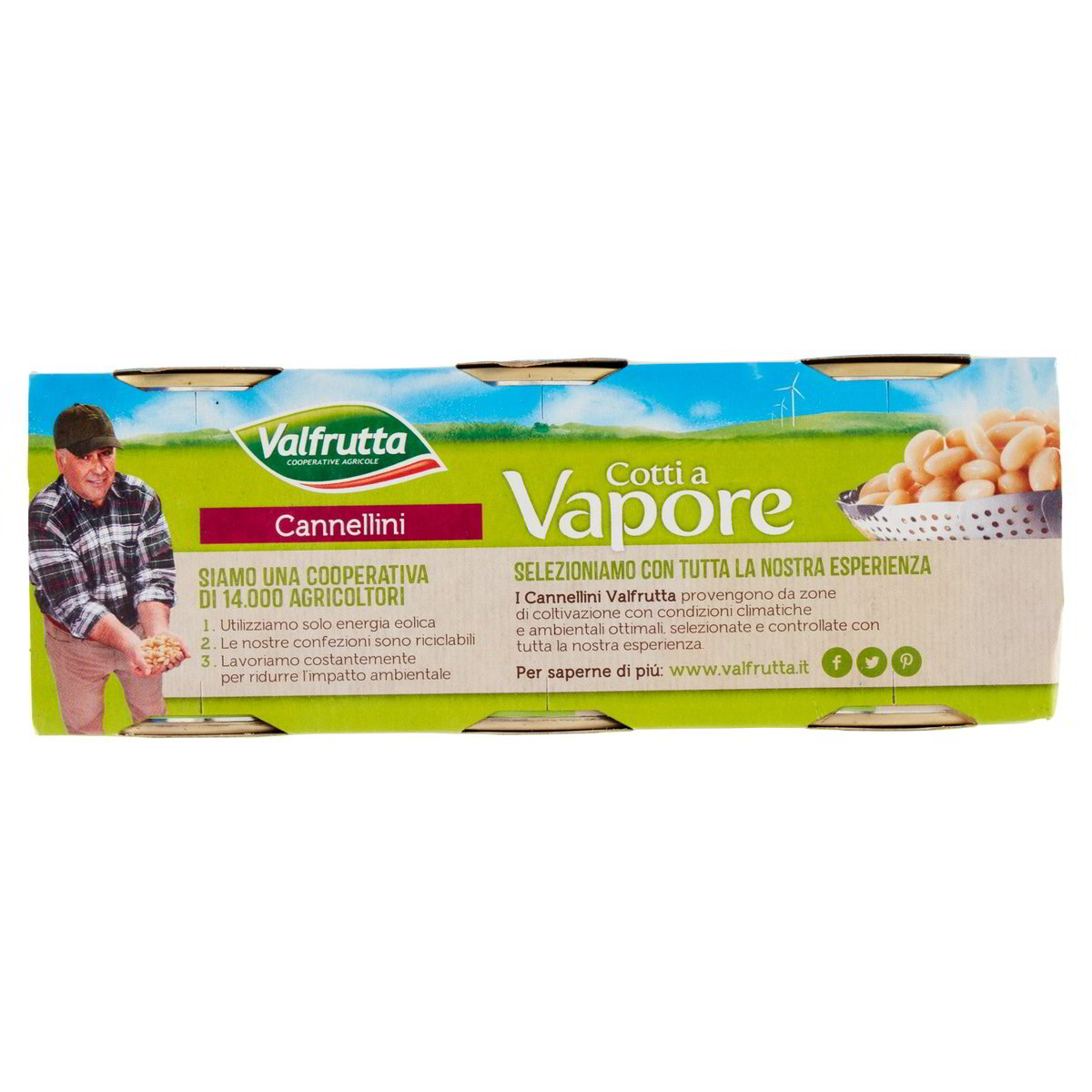 Valfrutta Fagioli cannellini cotti al vapore