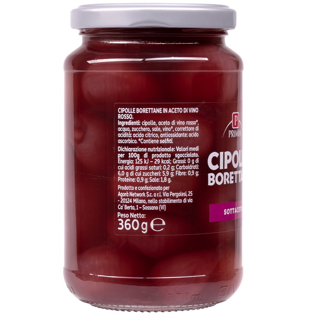 Cipolle borettane in aceto rosso