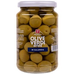 Olive verdi intere in salamoia