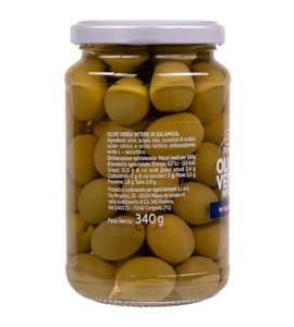 Olive verdi intere in salamoia