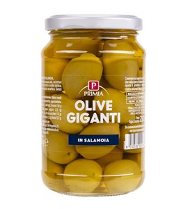 Olive giganti in salamoia