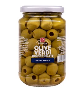 Olive verdi denocciolate in salamoia