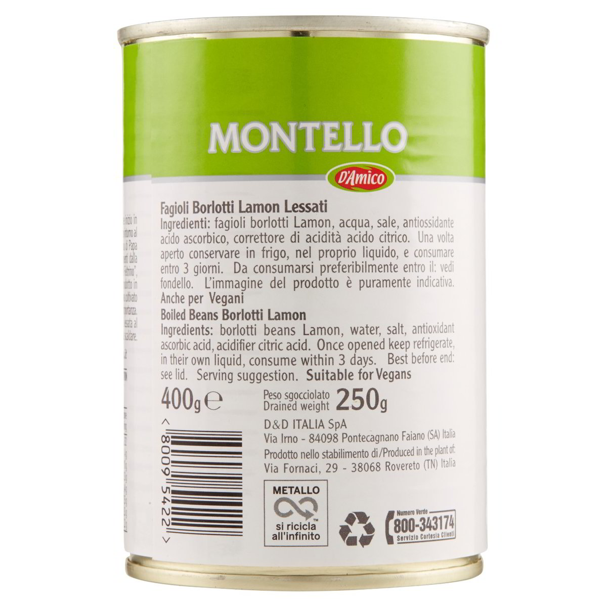 Fagioli Borlotti Lamon