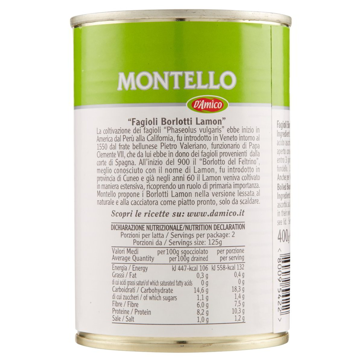 Fagioli Borlotti Lamon