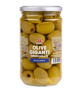 Olive giganti denocciolate in salamoia