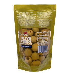 Olive verdi denocciolate in salamoia