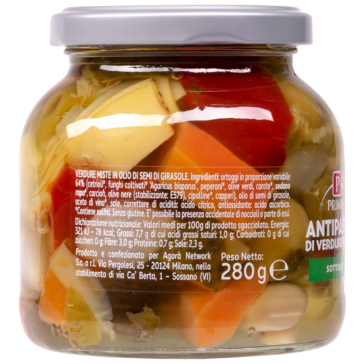 Antipasto di verdure miste