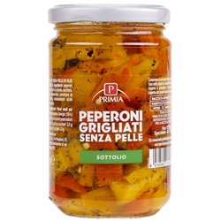 Peperoni grigliati senza pelle