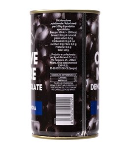 Olive nere denocciolate in salamoia