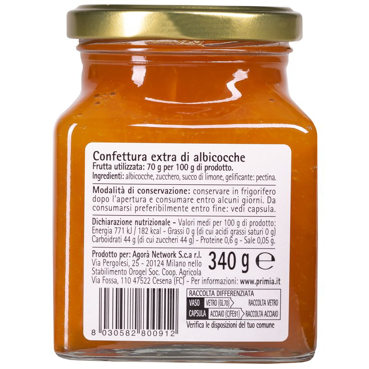 Confettura Extra Di Albicocche