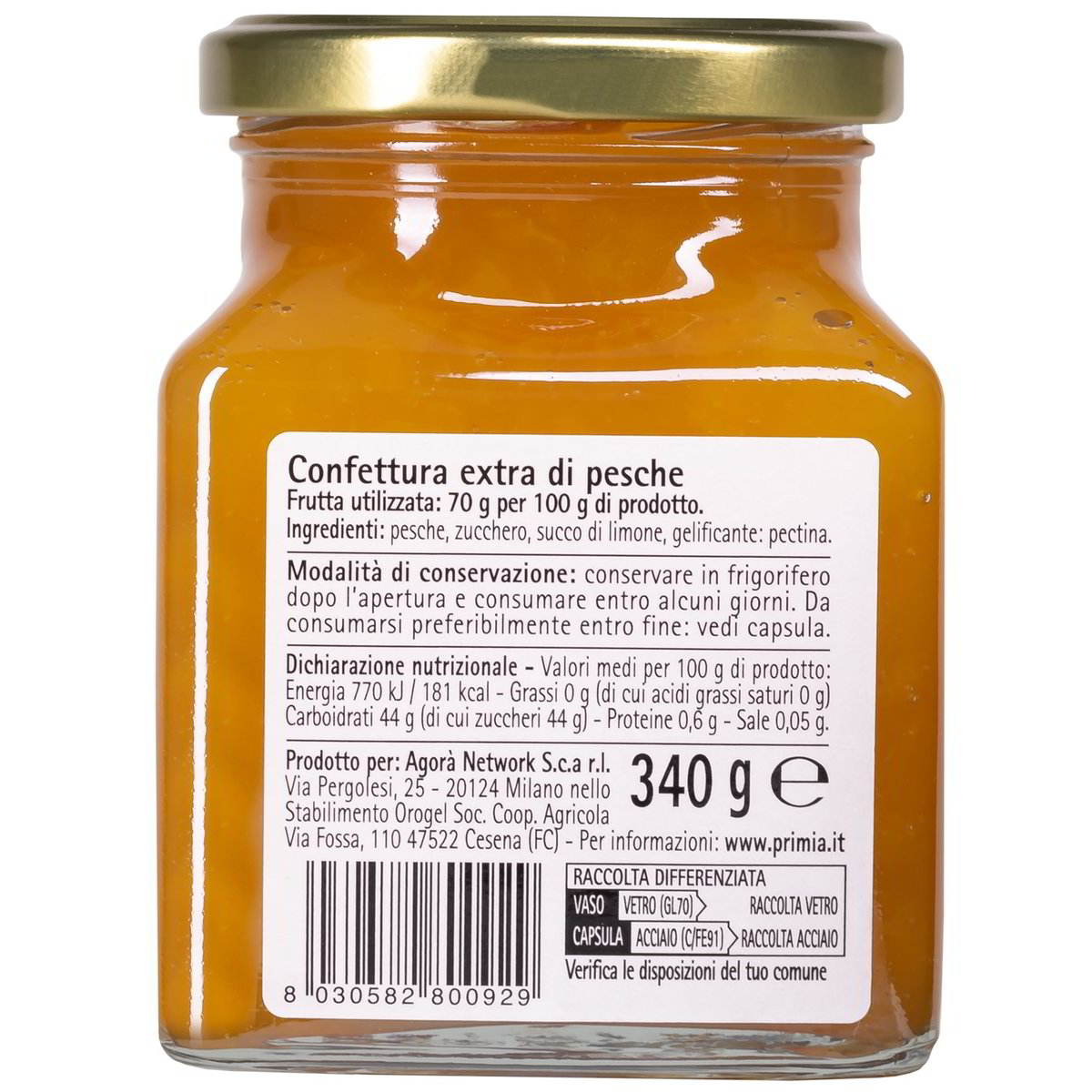Confettura Extra Pesche