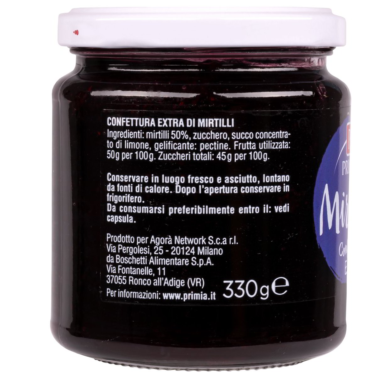 Confettura Extra mirtilli