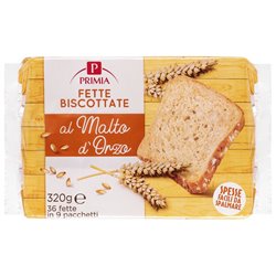 Fette biscottate al malto d'orzo