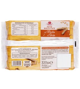 Fette biscottate al malto d'orzo