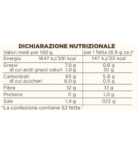 Fette biscottate integrali