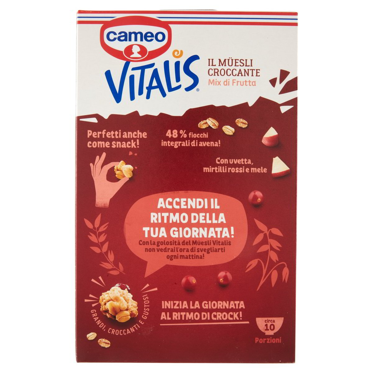 Muesli croccante Vitalis Mix di frutta
