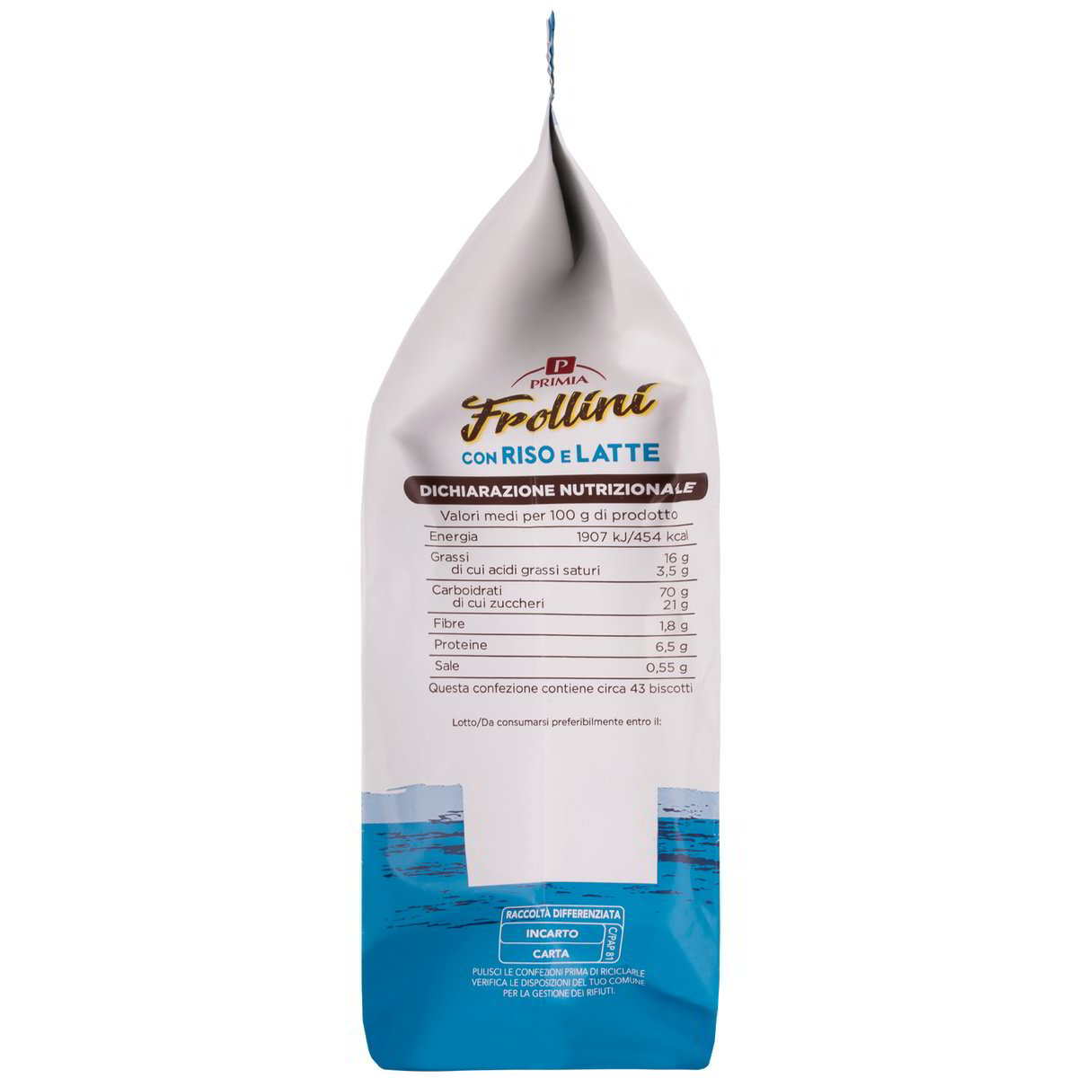 Frollini di riso e latte