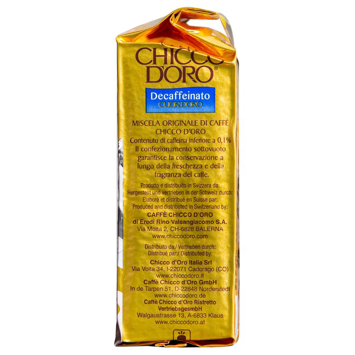 Chicco d'oro Caffè macinato decaffeinato Cuor D'Oro