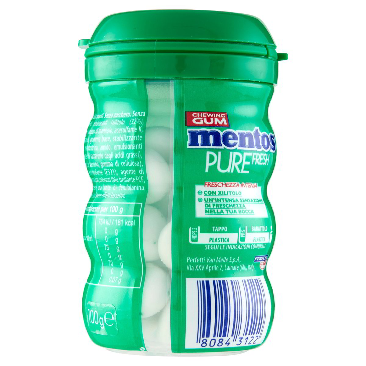 Chewing Gum Pure Fresh Spearmint Con Te Verde