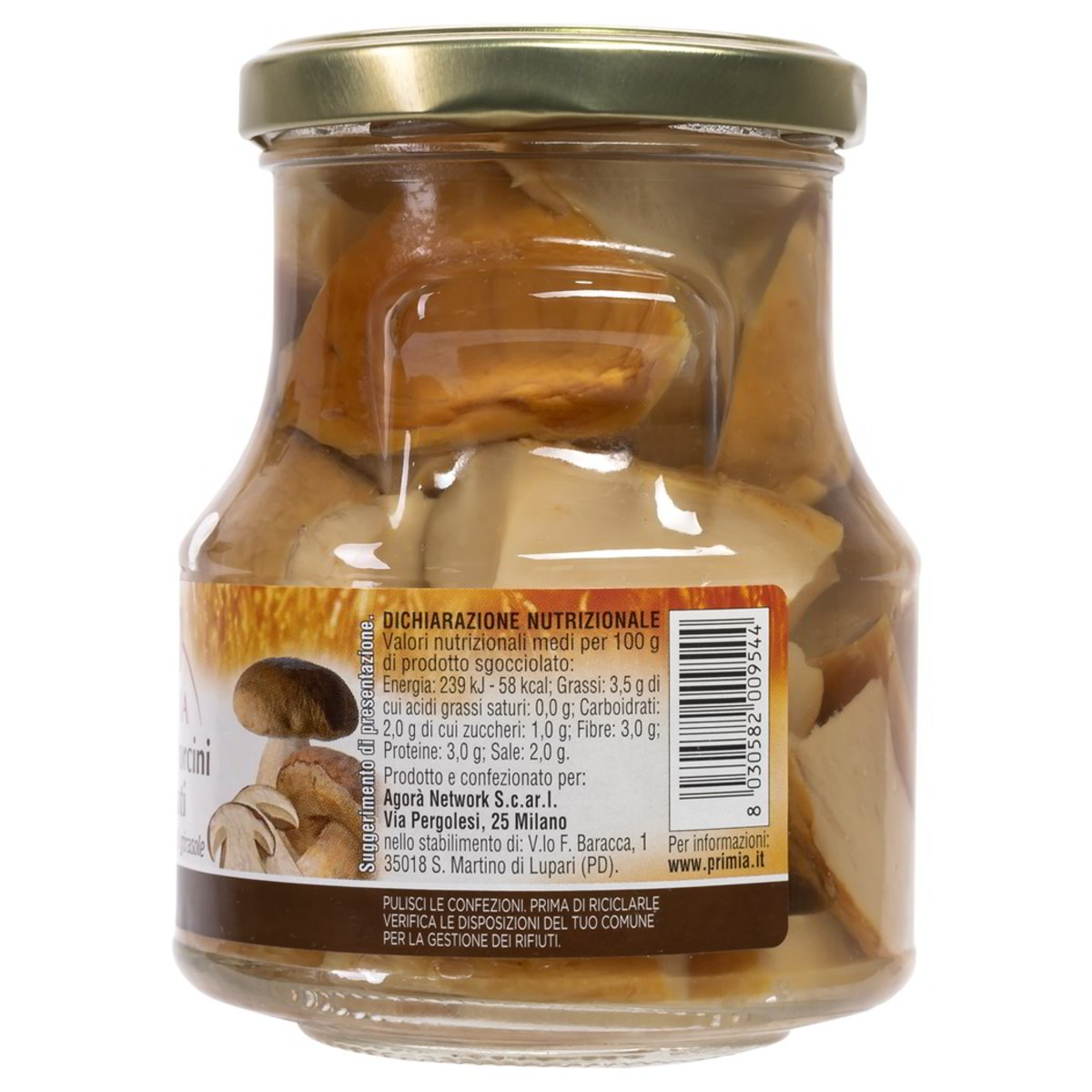 Funghi porcini tagliati