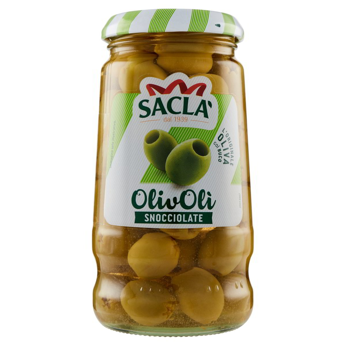 Saclà Olive verdi snocciolate in salamoia Olivolì