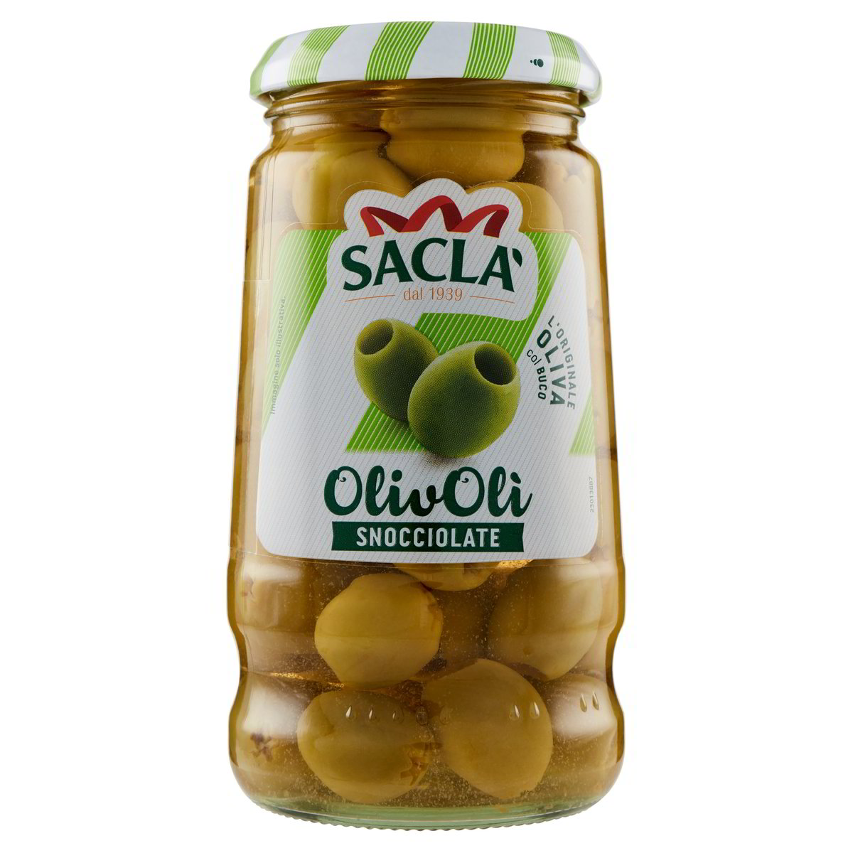 Saclà Olive verdi snocciolate in salamoia Olivolì