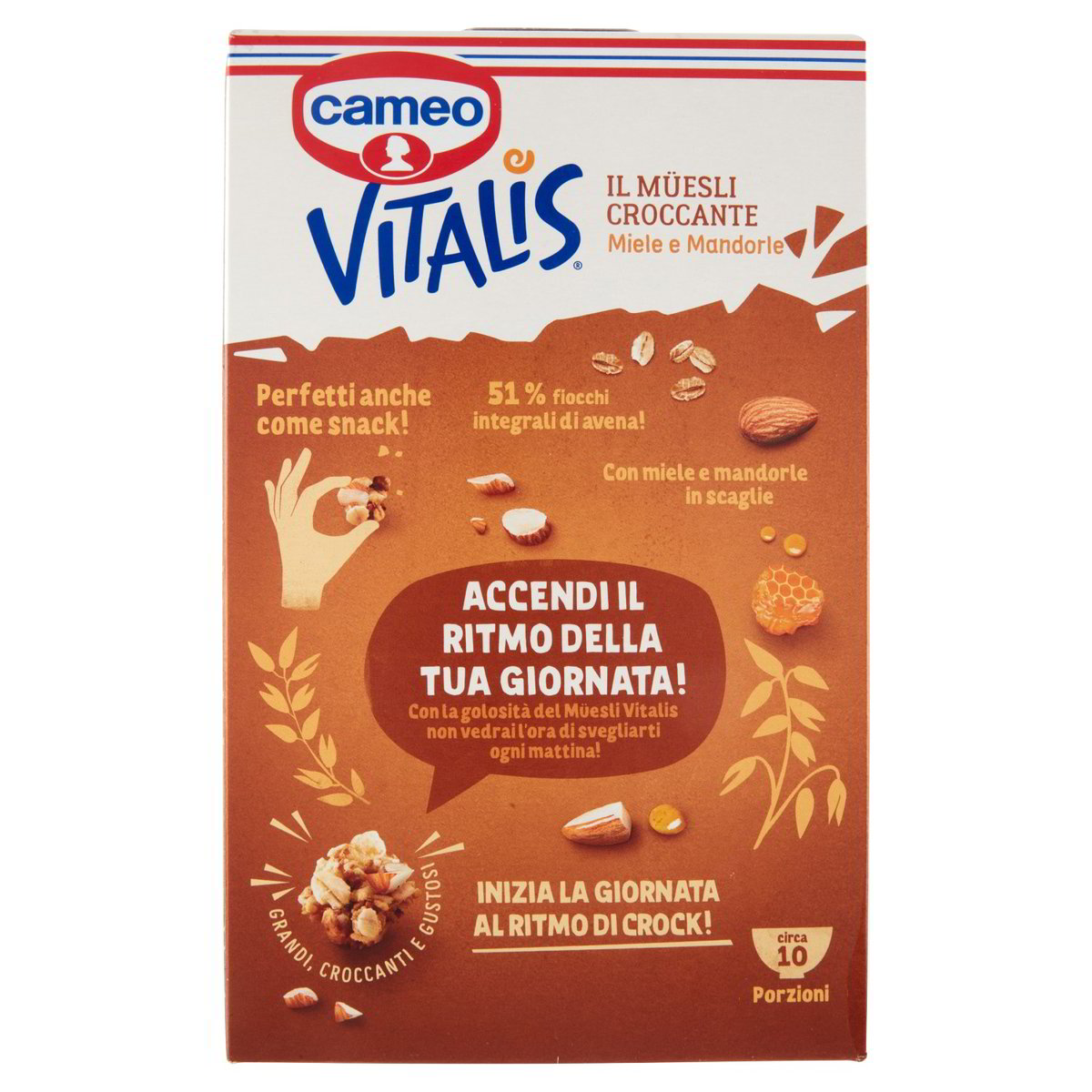 Muesli croccante Vitalis Miele e mandorle