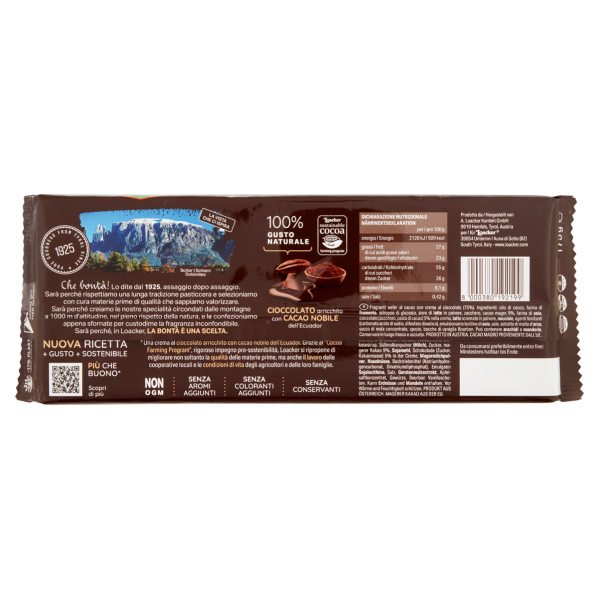 Loacker Wafers Double Choc