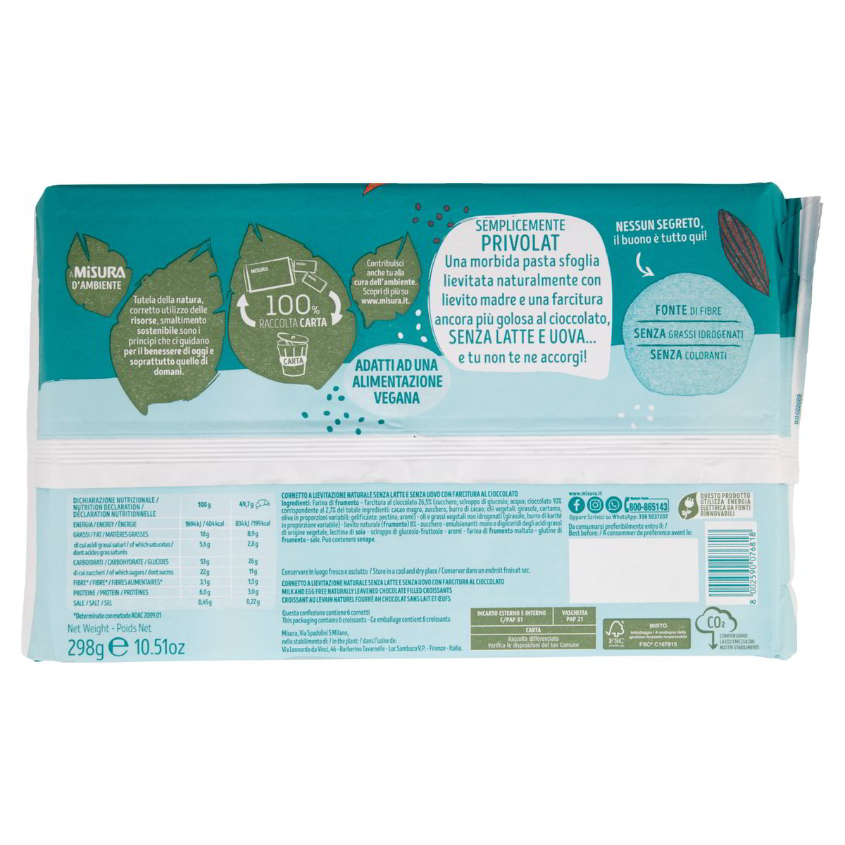 Cornetto al cioccolato Privolat