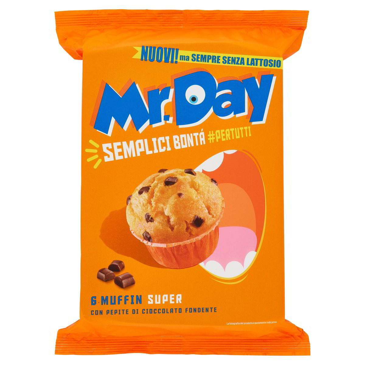 Mr.Day Muffin con gocce di cioccolato