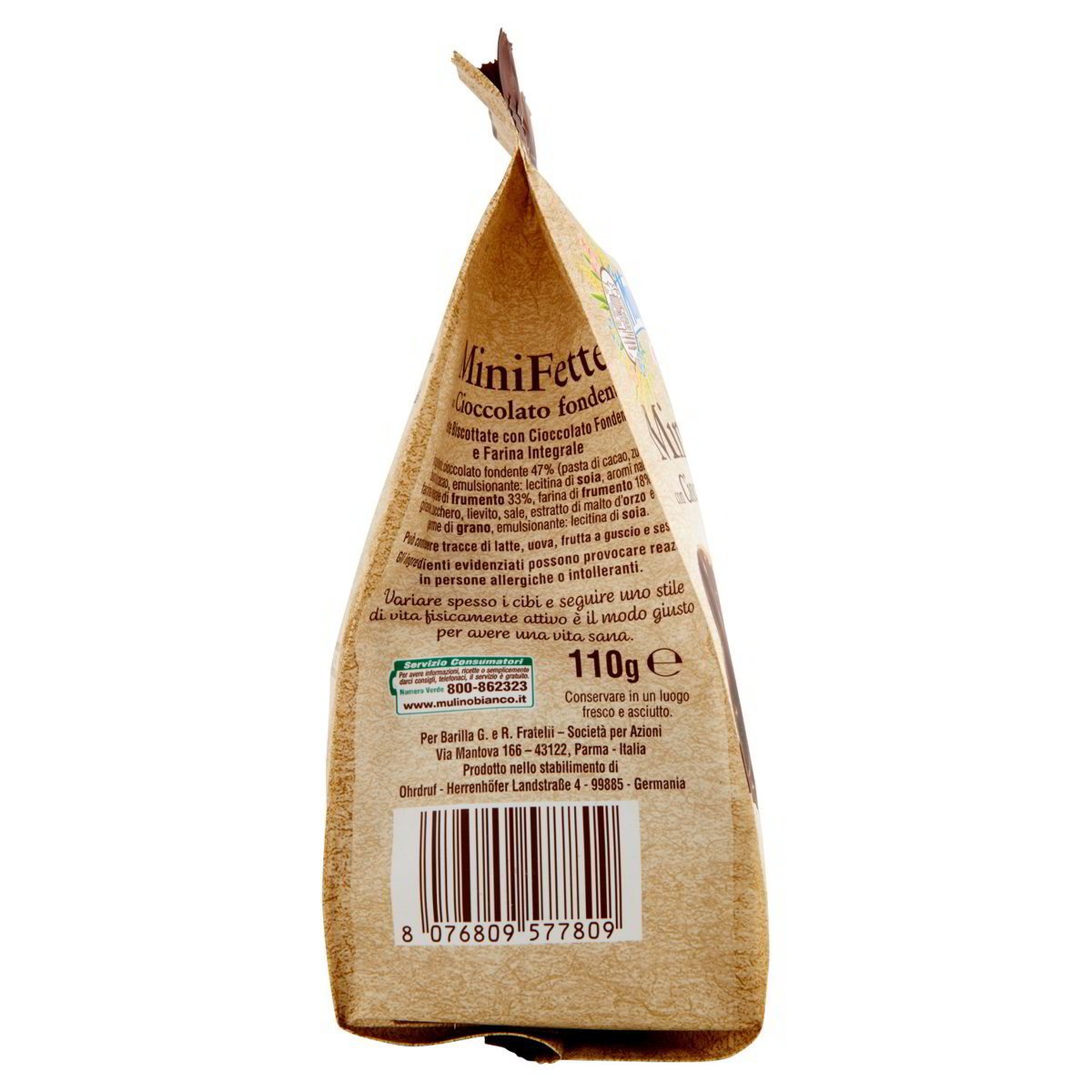 Mini Fette con Cioccolato Fondente